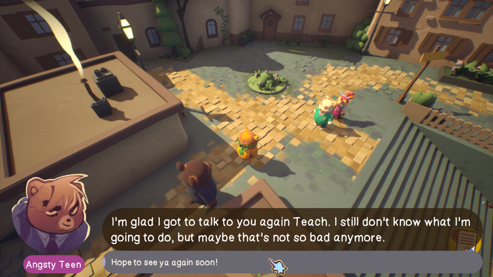 Narrative dialogue